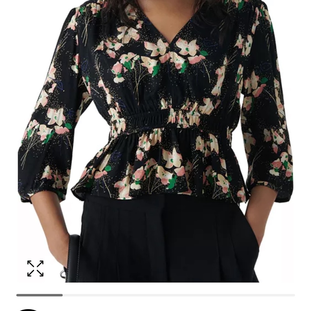 ba&sh peplum top size 0 brand new-never worn